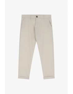 Imperial homme pantalon Chino ecru à revers Imperial homme pantalon Chino ecru à revers