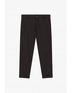 Imperial homme pantalon Chino marron chocolat à revers Imperial homme pantalon Chino marron chocolat à revers