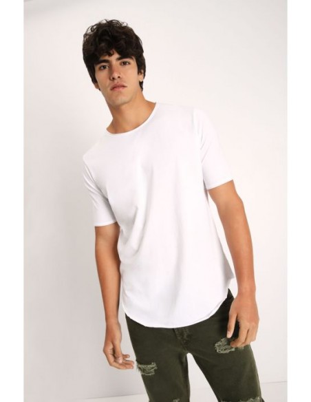 Imperial Homme tshirt  à manches courtes et ourlet arrondi