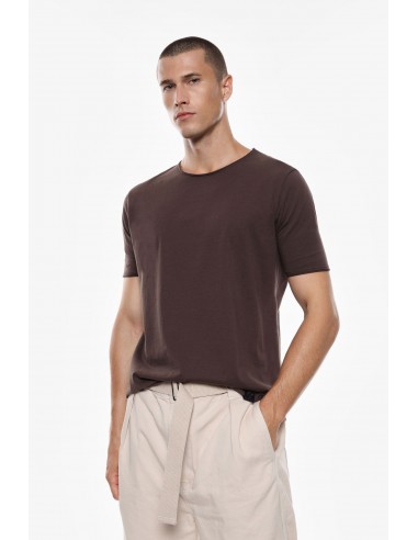 Imperial Homme tshirt  à manches courtes et col rond coloris Marron