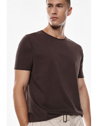 Imperial Homme tshirt  à manches courtes et col rond coloris Marron