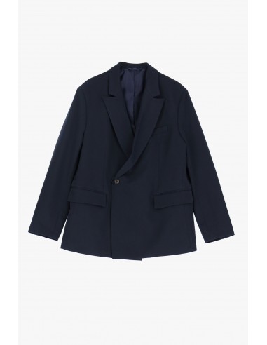 Imperial Homme blazer Noir oversize à sangle en drap