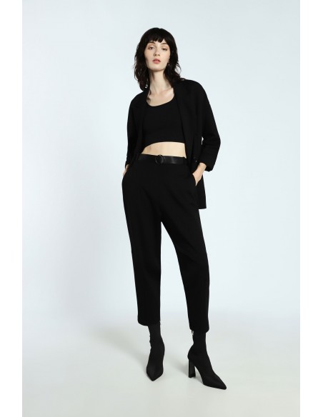 Imperial Femme pantalon noir forme balloon