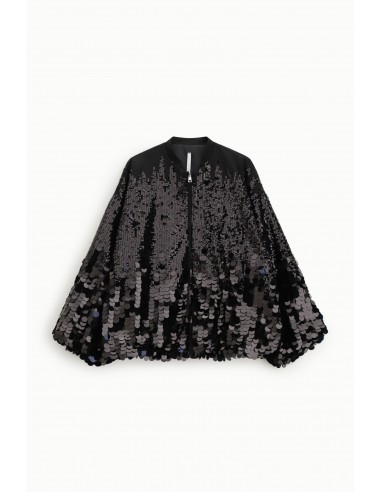 Imperial Femme Bombers Noir oversize à sequins