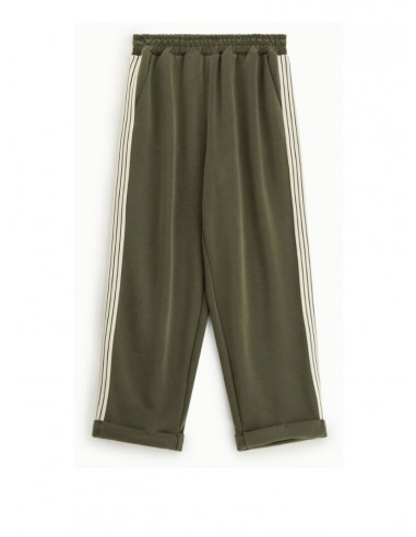 Imperial Femme Pantalon de jogging Kaki a Galon rayé
