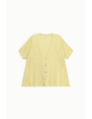Imperial Femme cardigan Jaune en laine et cachemire melangé