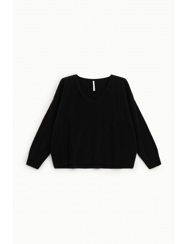 Imperial Femme pull Noir en laine et alpaga melangé