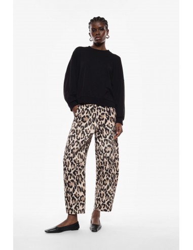 IMPERIAL FEMME PANTALON BALLOON LEOPARD BEIGE