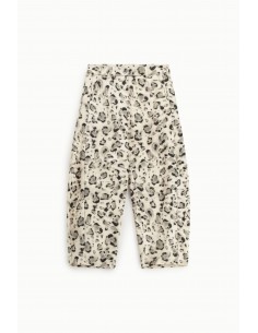 Imperial Femme Pantalon Balloon ecru motif leopard Imperial Femme Pantalon Balloon ecru motif leopard