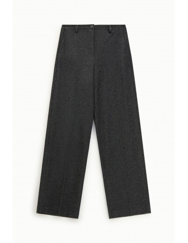 pantalon imperial femme noir pailleté lurex