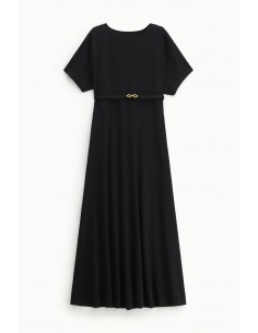 Imperial Femme robe t-shirt longue coloris Noir Imperial Femme robe t-shirt longue coloris Noir