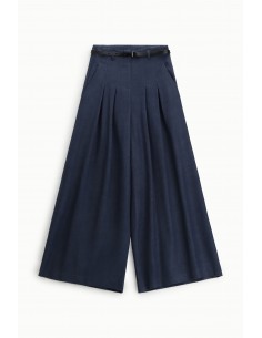 Imperial Femme pantalon Palazzo effet jean bleu