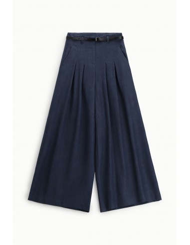 PANTAON PALAZZO EN JEAN BLEU IMPERIAL FEMME