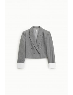 Imperial Femme Blazer Court à poignets mousquetaire Imperial Femme Blazer Court à poignets mousquetaire