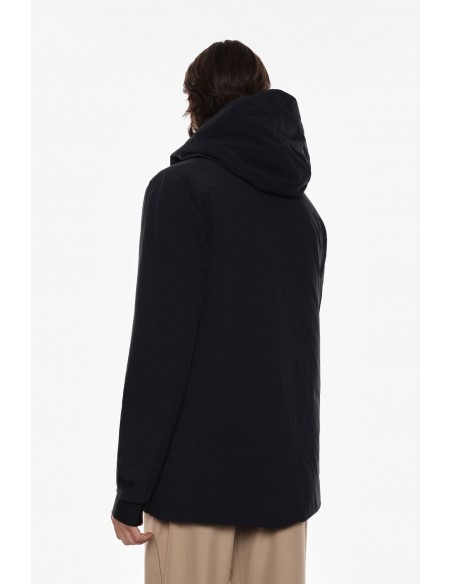 Imperial Homme Parka noire à capuche