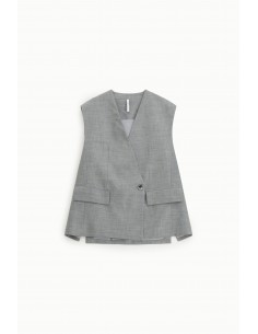 Imperial Femme Gilet gris chiné Imperial Femme Gilet gris chiné