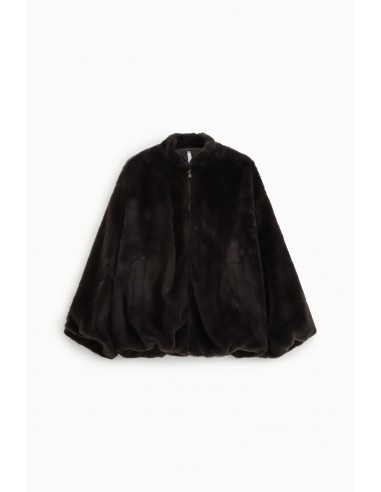 Imperial Femme Bombers Chocolat en eco fourrure