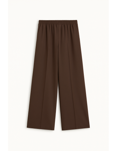 pantalon fluide PVT3 imperial femme coloris chocolat