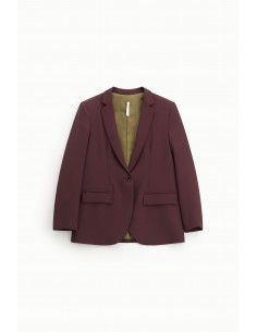 Imperial femme blazer de tailleur Prune en crepe