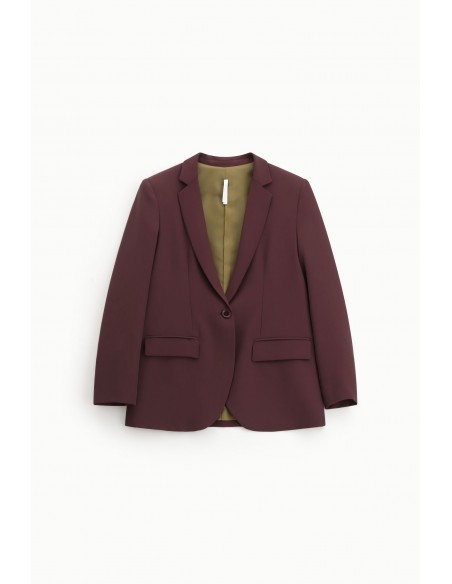 Imperial femme blazer de tailleur Prune en crepe Imperial femme blazer de tailleur Prune en crepe