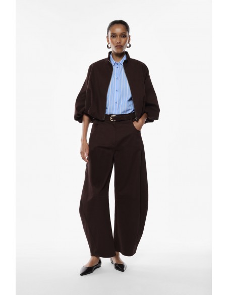 Imperial Femme Pantalon Boule coloris chocolat