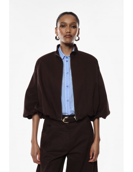 Imperial femme Bombers court coloris Bordeaux