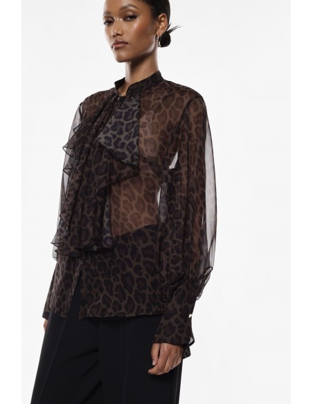 Imperial Femme Chemisier en voile imprimé