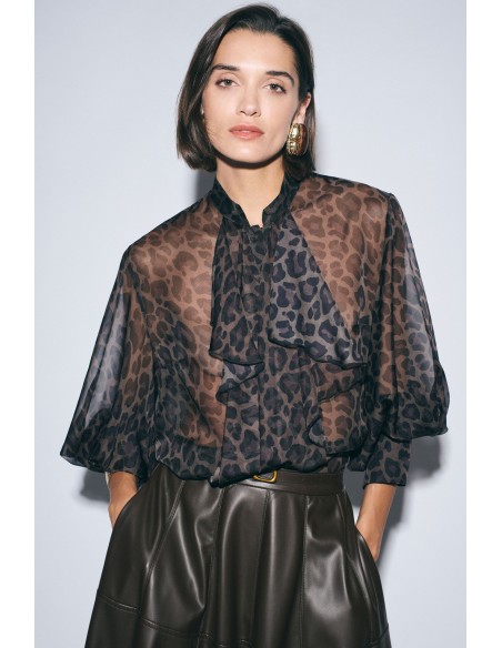 Imperial Femme Chemisier en voile imprimé