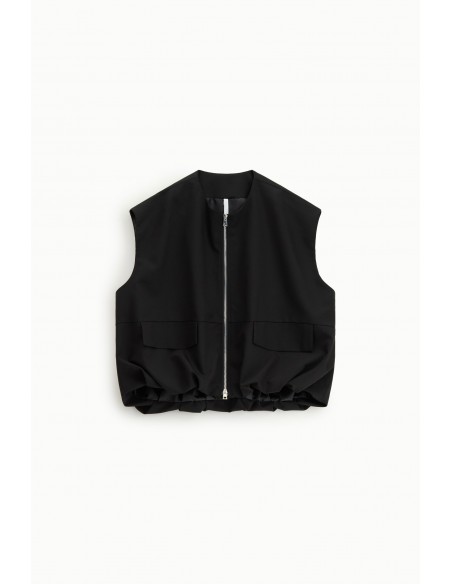 Imperial Femme Gilet oversize coloris noir