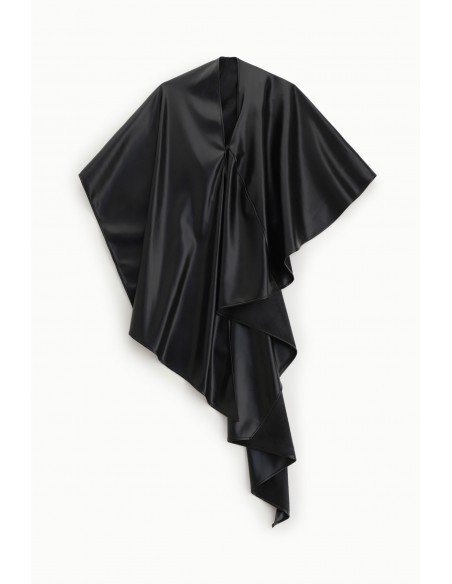 Imperial Femme Cache-epaules en eco cuir Noir