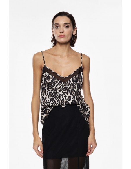Imperial Femme Caraco imprimé leopard