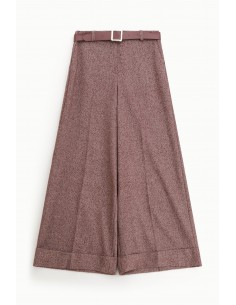 Imperial Femme manteau court en tweed bordeaux chiné Imperial Femme manteau court en tweed bordeaux chiné