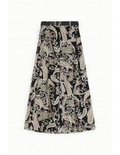 Imperial femme Pantalon Palazzo à motifs arabesques Imperial femme Pantalon Palazzo à motifs arabesques