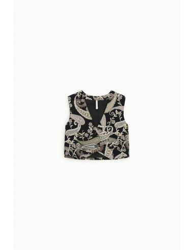 Imperial femme Pantalon Palazzo à motifs arabesques