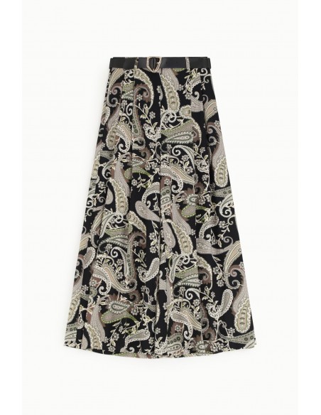 Imperial femme Pantalon Palazzo à motifs arabesques