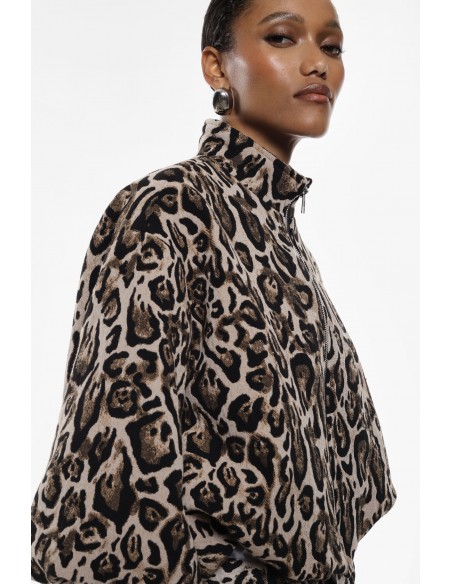 Imperial Femme bombers motif leopard