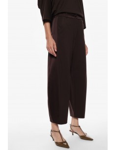 Imperial Femme Pantalon Balloon en jersey chocolat Imperial Femme Pantalon Balloon en jersey chocolat