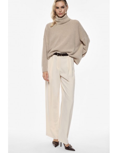 Imperial Femme pantalon Palazzo Ecru