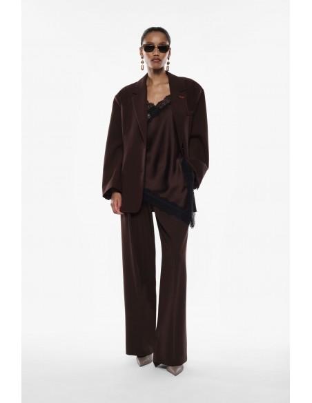 Imperial Femme pantalon Palazzo Chocolat