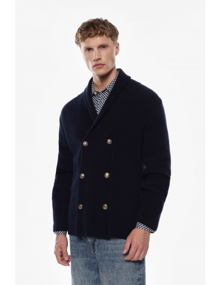 Imperial Homme Cardigan croisé boutonné