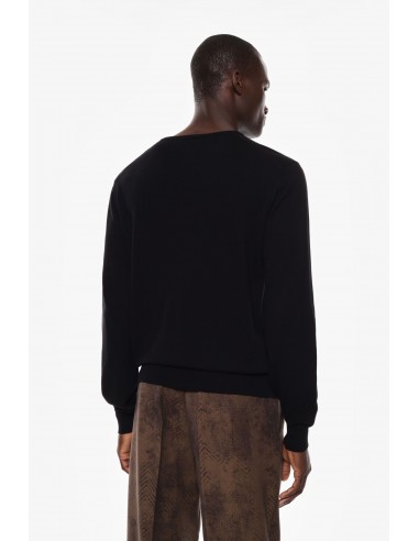 Imperial Homme pull à col rond en coton et cachemire