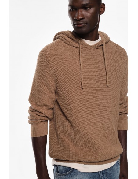 Imperial Homme Pull en maille à capuche