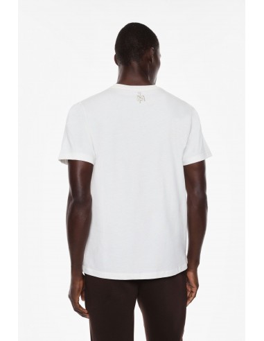 Imperial Homme Tshirt en coton col rond minimaliste