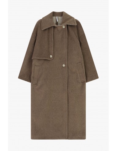 Imperial Femme Manteau long beige et tabac