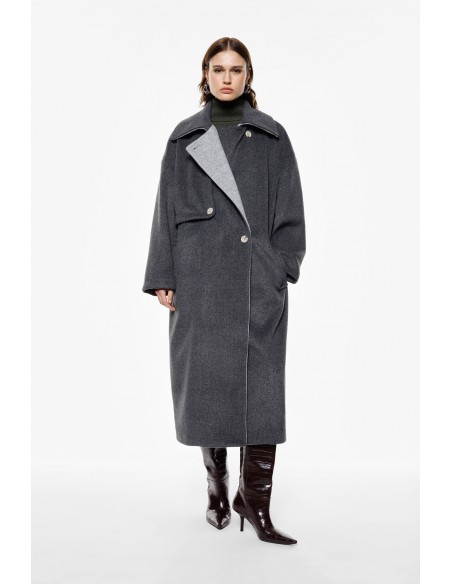 Imperial Femme Manteau long beige et tabac