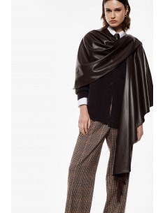 Imperial Femme Cache-epaules en eco cuir Noir Imperial Femme Cache-epaules en eco cuir Noir