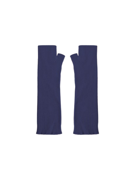 Imperial Fashion, mitaine en maille chaussette coloris bleu marine Imperial Fashion, mitaine en maille chaussette coloris bleu marine