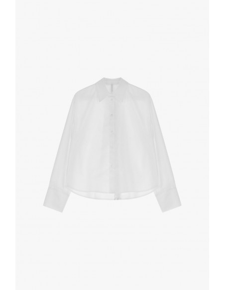 Imperial femme chemisier blanc detail au dos Imperial femme chemisier blanc detail au dos