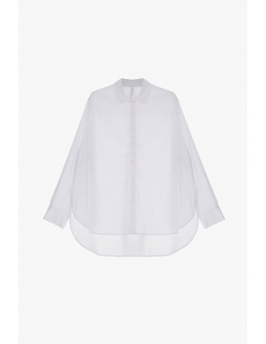 Imperial Femme Chemisier Oversized Blanc à boutonnage lateral