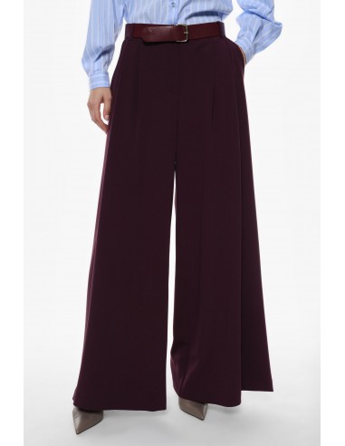 Imperial Femme pantalon Palazzo à pinces et jambe large evasée Imperial Femme pantalon Palazzo à pinces et jambe large evasée